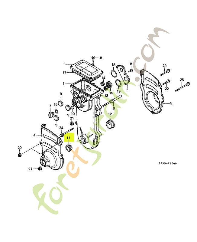 Joint d'eau, 25x41x9.5 (n réf. Honda 91205733014