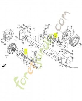 Joint d'etancheite de roue réf. Honda 90555VB3801