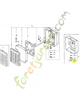 Ecrou 6mm Honda 94001064900S