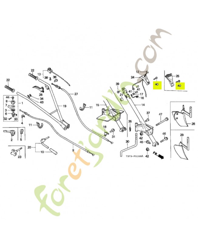 Vis auto-taraudeuse 5x25  Honda 9390325580
