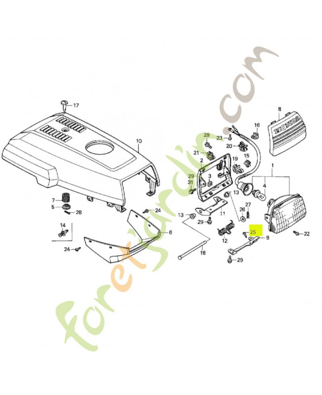 Vis auto-taraudeuse 5x10 Honda 9390325110