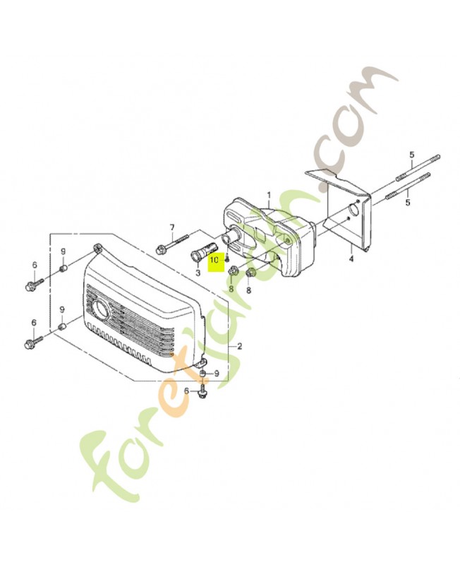 Vis auto-taraudeuse 4x8 Honda 9390324110