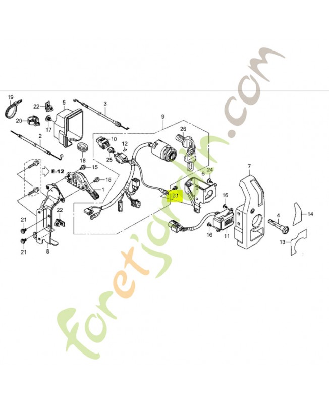 Vis a tete a rondelle 5x8 Honda 938930500807