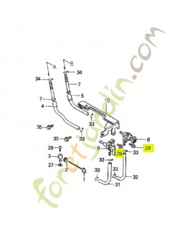 Vis a tete a rondelle 5x16 Honda 938920501600