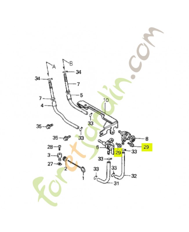 Vis a tete a rondelle 5x16 Honda 938920501600