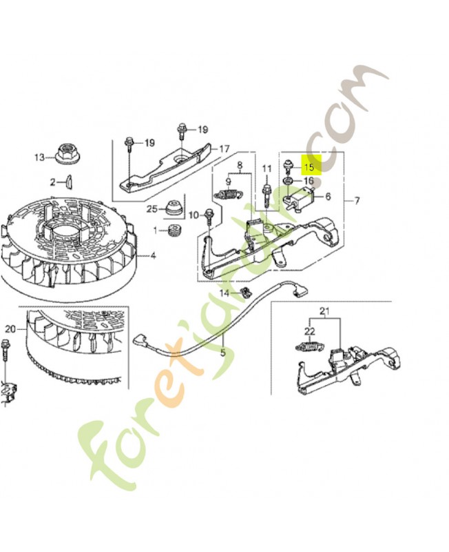 Vis a tete a rondelle 4x12 Honda 938920401200