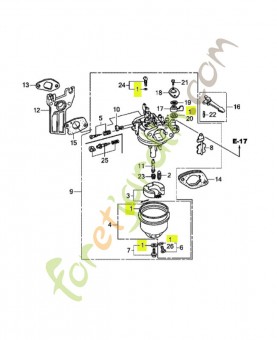 Jeu de joints réf. Honda 16010ZE0025