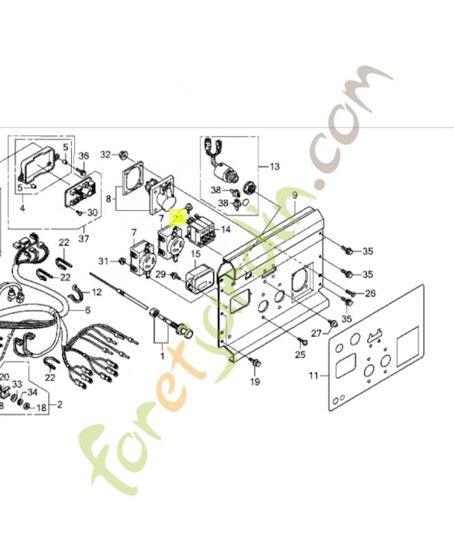 Vis a tete a rondelle 4x8 Honda 938920400800