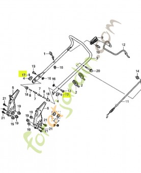 Axe, 2x12 réf. Honda 90751VL0B00