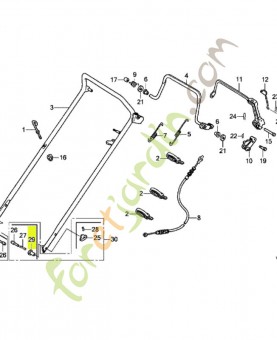 Bague, reglage hauteur de réf. Honda 91551VL0B00