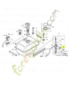 Vis a tete ovale 4x18 Honda 93700040180G