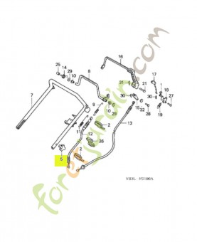 Prise supérieure de raccord réf. Honda 53125VA3680