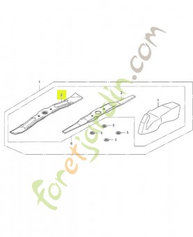 Lame de rotor (pcd 88mm) réf. Honda 72511VG4K00