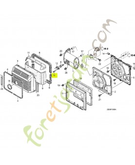 Vis a tete cylindrique 5x16 Honda 93500050164J