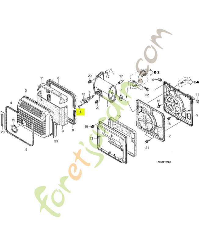 Vis a tete cylindrique 5x16 Honda 93500050164J