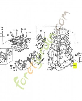 Ecrou de bride, 8mm réf. Honda 9405008000