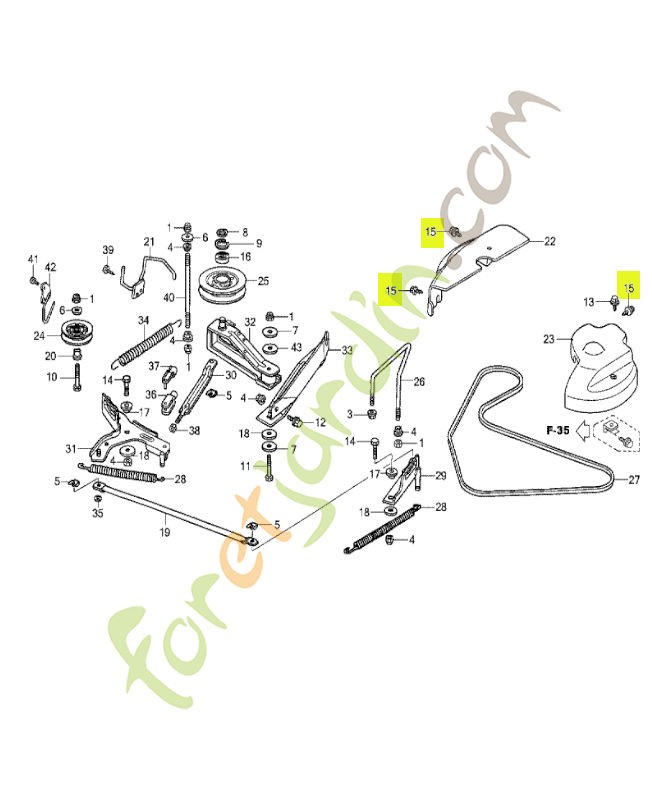 Vis réf. Honda 80079Y09003