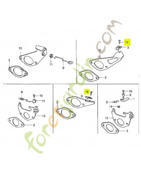 Vis a tete cylindrique 5x10 Honda 93500050100A