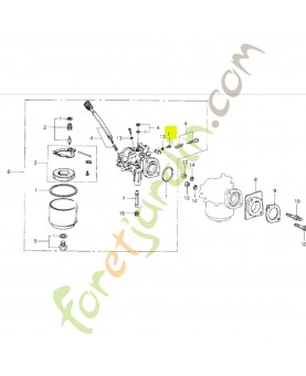 Vis a tete cylindrique 3x7 - Réf. Honda 93500030070A
