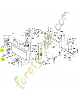 Rondelle a boulon 6x25 Honda 934040602500