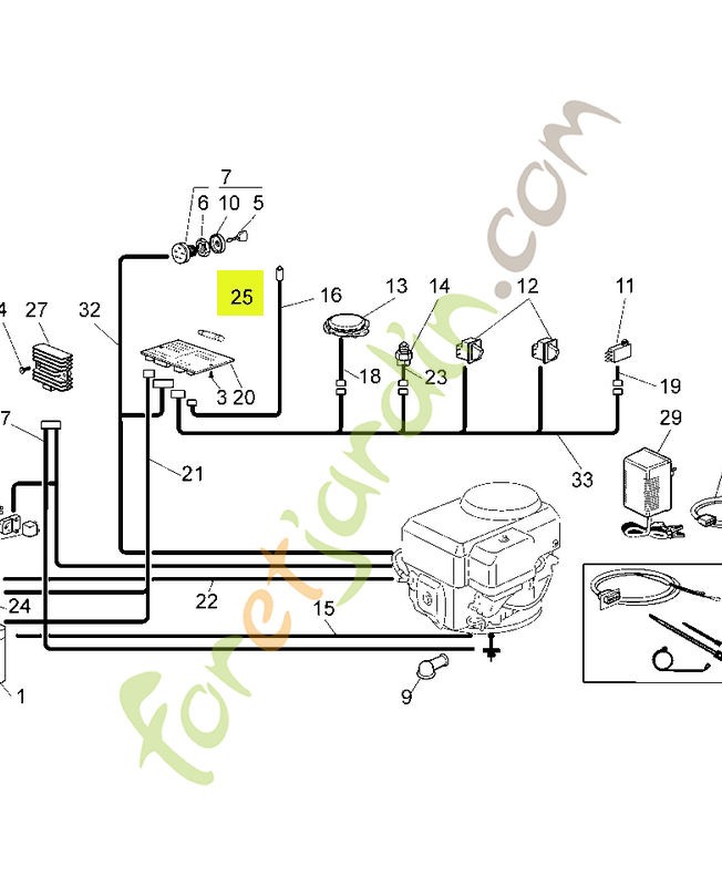 Fusible réf. Honda CG33340033H0