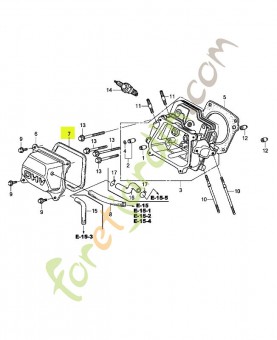 Joint de couvercle de cul réf. Honda 12391ZE1000