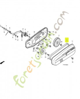 Courroie en v (sb-38) réf. Honda 22431727013