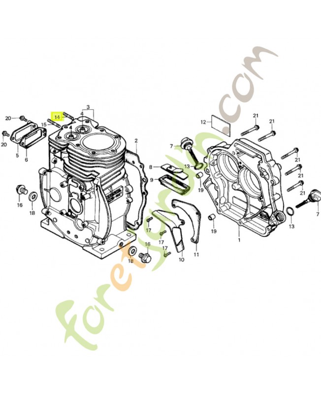 Goujon 6x25 Honda 92900060250B