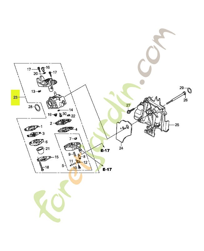 Carburateur (wyb 14d réf. Honda 16100Z0Z816