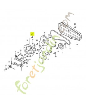 Boulon 6x8 Honda 92101060080A