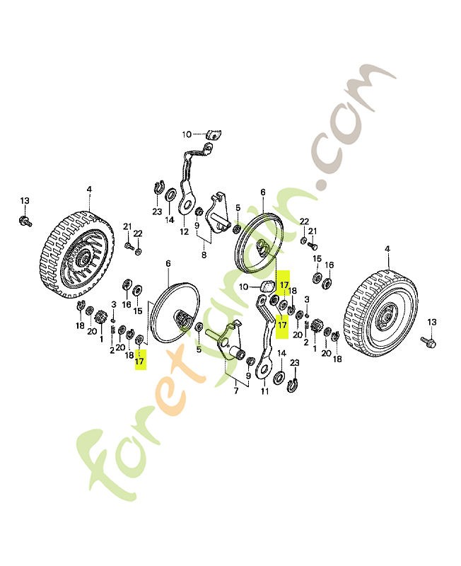 Rondelle de butee, 13mm réf. Honda 90502VE2800