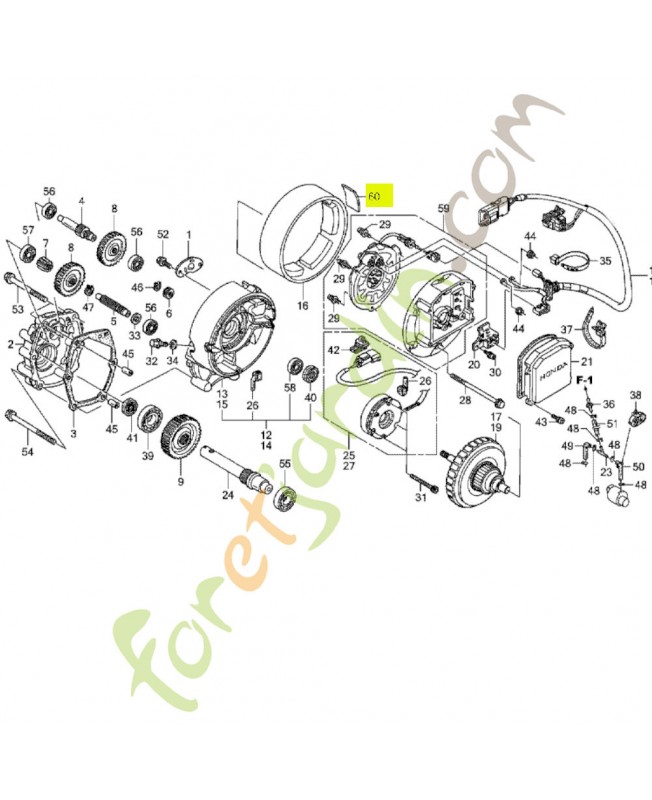 Amortisseur de faisceau 50X100 Honda 91902SB2003