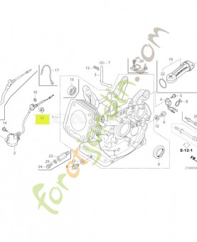 Ecrou de bride, 10mm réf. Honda 9405010000