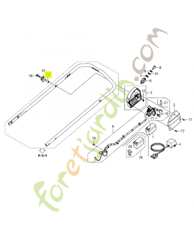 Collier de fixation Honda référence 91559VH7B00