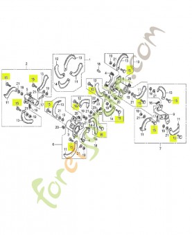 Boulon, fixation de dent réf. Honda 90101777000