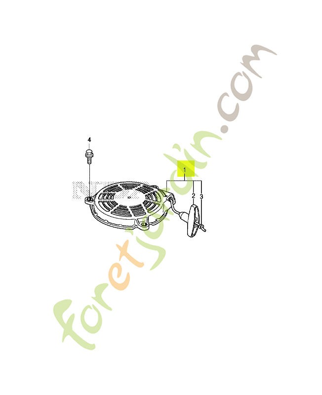 Ens. lanceur  réf. Honda 28400Z9L014