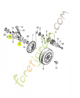 Cache-poussiere, 12mm réf. Honda 42944VA2702