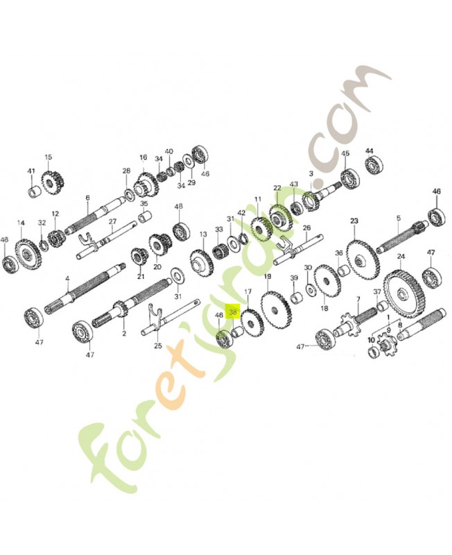 Douille Honda référence  91555734000