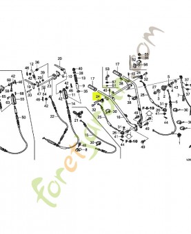 Levier d'embrayage réf. Honda 54611740010