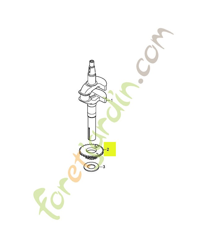 Pignon de distribution réf. Honda 14311Z9L000