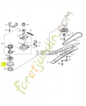 Disque comp. mene réf. Honda 75150VE1R00