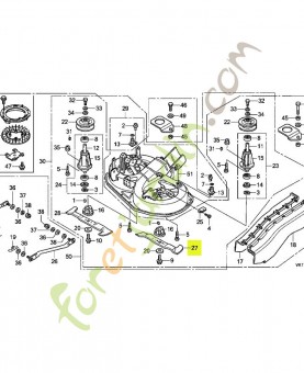 Lame, g. réf. Honda 80394Y09003