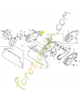 Douille de reglage Honda 91551VA8000