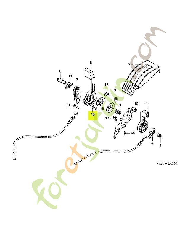 Rondelle plate, 6mm réf. Honda 9410106000