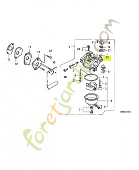 Joint de robinet d'essence réf. Honda 16957ZE1812