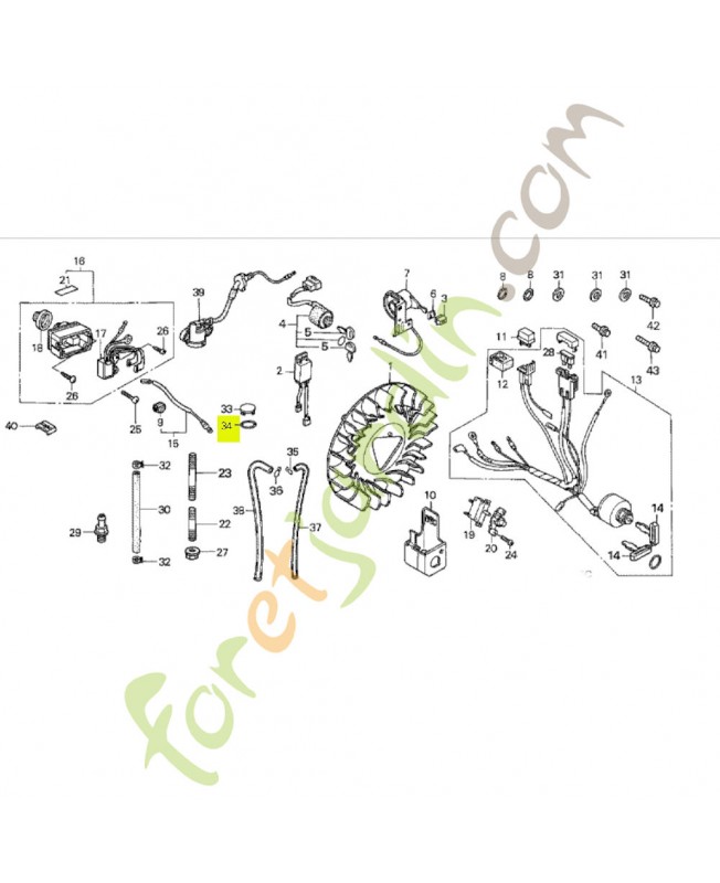 Joint torique 56x2.4  Honda référence 91356706000