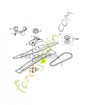 Lame de rotor réf. Honda 72511VR8M00