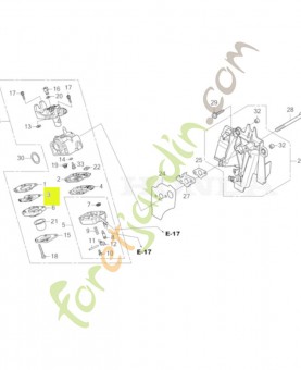 Membrane réf. Honda 16013Z0H003