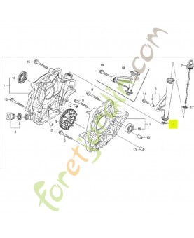 Joint torique, 20.8x2.4 réf. Honda 91306Z2E000