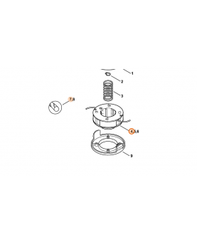 Cartouche de fil pour tête autocut 2-2 référence 4008-710-4300